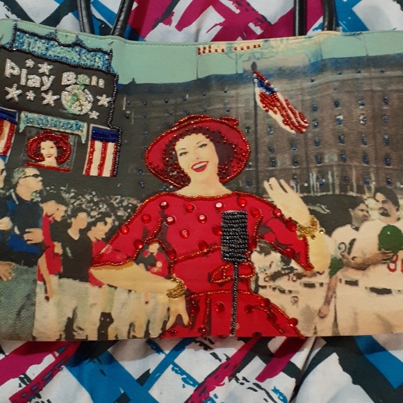 Preston & York Rock a Billy 50s Shoulder Bag - Picture 2 of 7